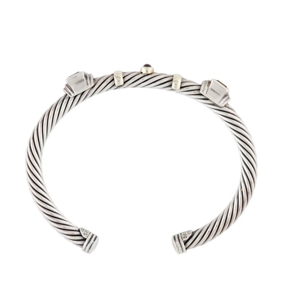 David Yurman
Garnet & Citrine 14k and Silver Renaissance Cable Bracelet - Picture 4 of 6